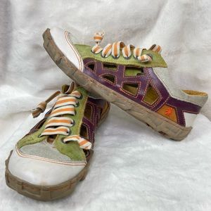 The Art company shoes cut out geometric colorful multimedia shoes. Size 38/8